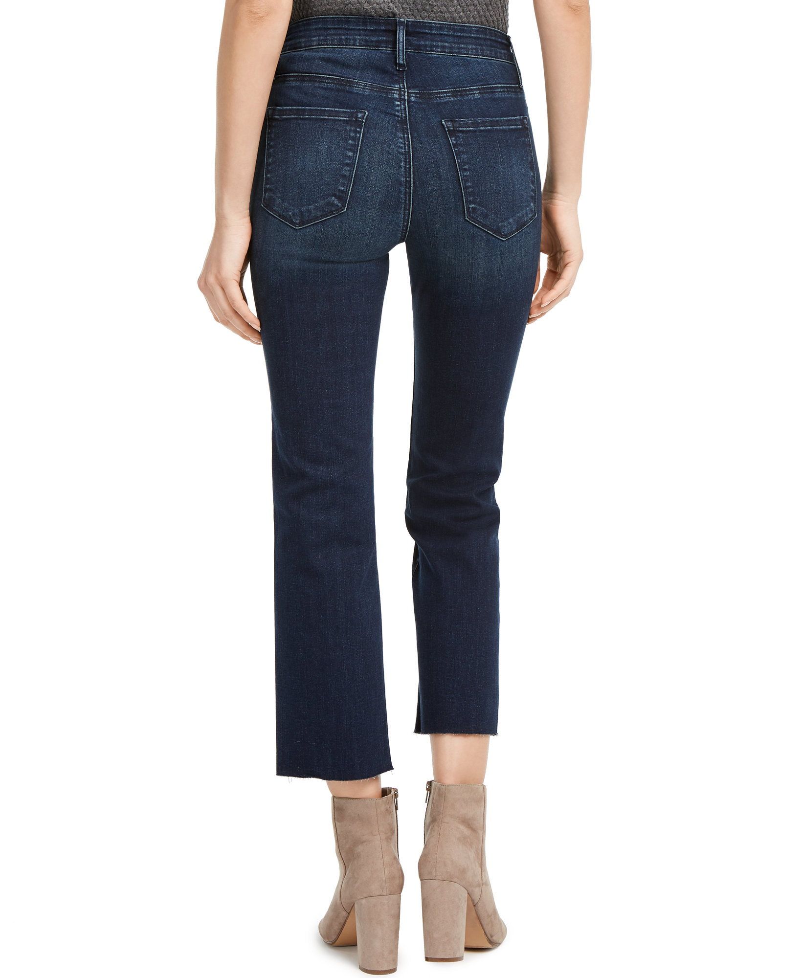 Numero Women's Cropped Mid-Rise Jeans (24, Blue Wash)